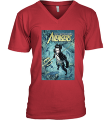 Marvel Namor Avengers Comic Cover Men's V-Neck Men's V-Neck - skytshirtshop