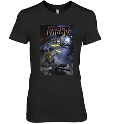 Marvel Comixology Black Widow Madame Of Masque Comic Cover Women's Premium T-Shirt