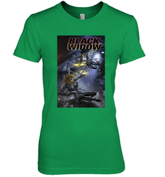Marvel Comixology Black Widow Madame Of Masque Comic Cover Women's Premium T-Shirt