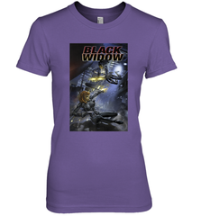 Marvel Comixology Black Widow Madame Of Masque Comic Cover Women's Premium T-Shirt Women's Premium T-Shirt - skytshirtshop