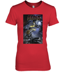 Marvel Comixology Black Widow Madame Of Masque Comic Cover Women's Premium T-Shirt Women's Premium T-Shirt - skytshirtshop
