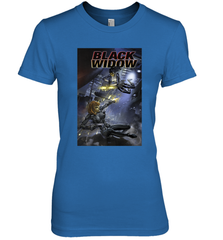 Marvel Comixology Black Widow Madame Of Masque Comic Cover Women's Premium T-Shirt Women's Premium T-Shirt - skytshirtshop