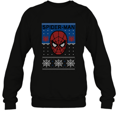 Marvel Spider Man Mask Christmas Sweater Crewneck Sweatshirt