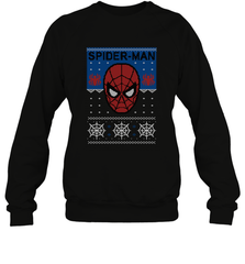 Marvel Spider Man Mask Christmas Sweater Crewneck Sweatshirt Crewneck Sweatshirt - skytshirtshop