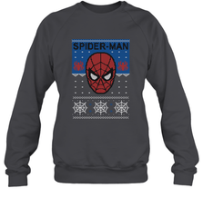 Marvel Spider Man Mask Christmas Sweater Crewneck Sweatshirt Crewneck Sweatshirt - skytshirtshop