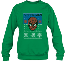 Marvel Spider Man Mask Christmas Sweater Crewneck Sweatshirt Crewneck Sweatshirt - skytshirtshop