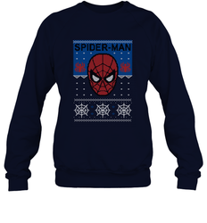 Marvel Spider Man Mask Christmas Sweater Crewneck Sweatshirt