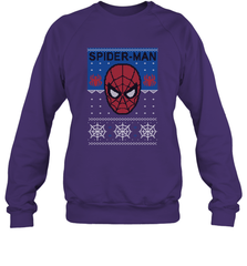 Marvel Spider Man Mask Christmas Sweater Crewneck Sweatshirt Crewneck Sweatshirt - skytshirtshop