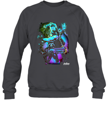 Marvel Infinity War Thor Rocket Groot Neon Crewneck Sweatshirt Crewneck Sweatshirt - skytshirtshop