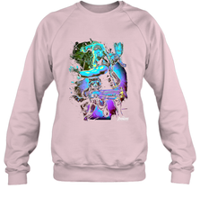 Marvel Infinity War Thor Rocket Groot Neon Crewneck Sweatshirt Crewneck Sweatshirt - skytshirtshop