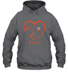 Virginia Cavaliers Football Inside Heart  Team Hooded Sweatshirt Hooded Sweatshirt - skytshirtshop