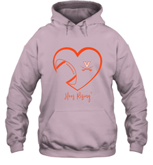 Virginia Cavaliers Football Inside Heart  Team Hooded Sweatshirt Hooded Sweatshirt - skytshirtshop