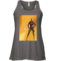 Marvel Studios 10 Years Black Widow Poster Women's Racerback Tank Women's Racerback Tank - skytshirtshop