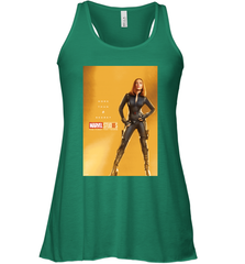Marvel Studios 10 Years Black Widow Poster Women's Racerback Tank Women's Racerback Tank - skytshirtshop