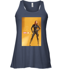 Marvel Studios 10 Years Black Widow Poster Women's Racerback Tank Women's Racerback Tank - skytshirtshop