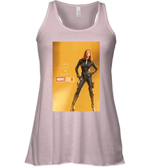 Marvel Studios 10 Years Black Widow Poster Women's Racerback Tank Women's Racerback Tank - skytshirtshop