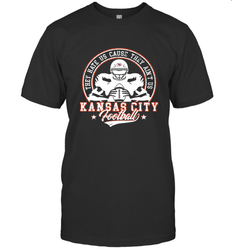 Vintage NFL Kansas City Football Logo Men's T-Shirt