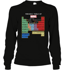 Marvel Ultimate Periodic Table Of Elements Long Sleeve T-Shirt Long Sleeve T-Shirt - skytshirtshop