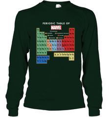 Marvel Ultimate Periodic Table Of Elements Long Sleeve T-Shirt Long Sleeve T-Shirt - skytshirtshop
