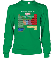 Marvel Ultimate Periodic Table Of Elements Long Sleeve T-Shirt Long Sleeve T-Shirt - skytshirtshop