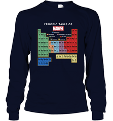 Marvel Ultimate Periodic Table Of Elements Long Sleeve T-Shirt Long Sleeve T-Shirt - skytshirtshop