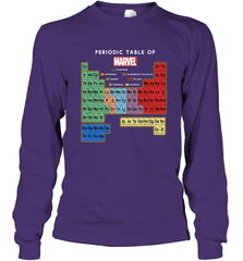 Marvel Ultimate Periodic Table Of Elements Long Sleeve T-Shirt Long Sleeve T-Shirt - skytshirtshop