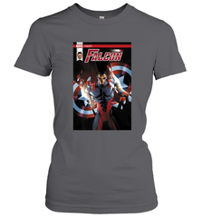 Marvel Falcon Take Flight Comic Cover Premium T Shirt Women's T-Shirt Women's T-Shirt - skytshirtshop