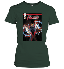 Marvel Falcon Take Flight Comic Cover Premium T Shirt Women's T-Shirt Women's T-Shirt - skytshirtshop
