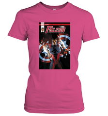 Marvel Falcon Take Flight Comic Cover Premium T Shirt Women's T-Shirt Women's T-Shirt - skytshirtshop