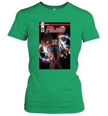 Marvel Falcon Take Flight Comic Cover Premium T Shirt Women's T-Shirt Women's T-Shirt - skytshirtshop