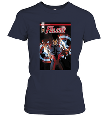 Marvel Falcon Take Flight Comic Cover Premium T Shirt Women's T-Shirt Women's T-Shirt - skytshirtshop