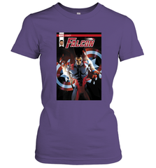 Marvel Falcon Take Flight Comic Cover Premium T Shirt Women's T-Shirt Women's T-Shirt - skytshirtshop
