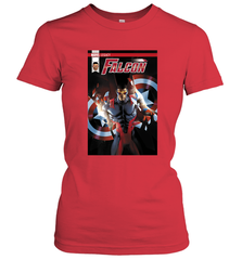 Marvel Falcon Take Flight Comic Cover Premium T Shirt Women's T-Shirt Women's T-Shirt - skytshirtshop