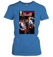 Marvel Falcon Take Flight Comic Cover Premium T Shirt Women's T-Shirt Women's T-Shirt - skytshirtshop
