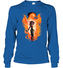 Marvel X Men Rise Of The Dark Phoenix Flames Long Sleeve T-Shirt Long Sleeve T-Shirt - skytshirtshop