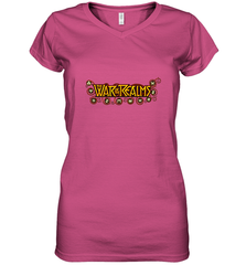 Marvel War of the Realms Comic Logo Women's V-Neck T-Shirt Women's V-Neck T-Shirt - skytshirtshop