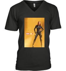 Marvel Studios 10 Years Black Widow Poster Men's V-Neck Men's V-Neck - skytshirtshop