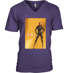 Marvel Studios 10 Years Black Widow Poster Men's V-Neck Men's V-Neck - skytshirtshop