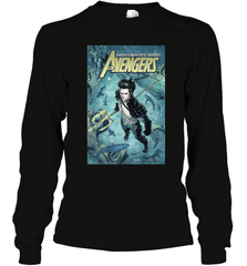 Marvel Namor Avengers Comic Cover Long Sleeve T-Shirt Long Sleeve T-Shirt - skytshirtshop