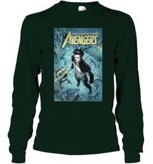 Marvel Namor Avengers Comic Cover Long Sleeve T-Shirt Long Sleeve T-Shirt - skytshirtshop