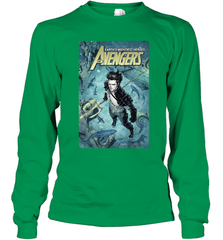 Marvel Namor Avengers Comic Cover Long Sleeve T-Shirt Long Sleeve T-Shirt - skytshirtshop