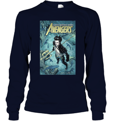 Marvel Namor Avengers Comic Cover Long Sleeve T-Shirt