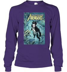 Marvel Namor Avengers Comic Cover Long Sleeve T-Shirt Long Sleeve T-Shirt - skytshirtshop