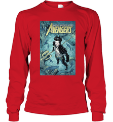 Marvel Namor Avengers Comic Cover Long Sleeve T-Shirt Long Sleeve T-Shirt - skytshirtshop