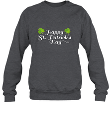 Shamrock Happy St patrick's Shirt for men and women (2) Crewneck Sweatshirt Crewneck Sweatshirt - skytshirtshop
