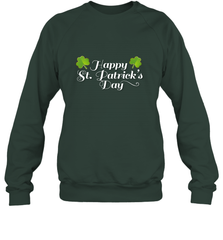 Shamrock Happy St patrick's Shirt for men and women (2) Crewneck Sweatshirt Crewneck Sweatshirt - skytshirtshop