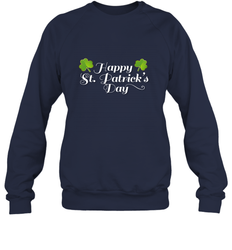 Shamrock Happy St patrick's Shirt for men and women (2) Crewneck Sweatshirt