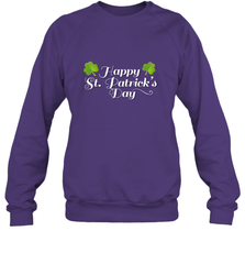 Shamrock Happy St patrick's Shirt for men and women (2) Crewneck Sweatshirt Crewneck Sweatshirt - skytshirtshop