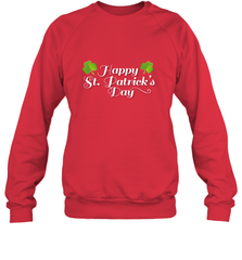 Shamrock Happy St patrick's Shirt for men and women (2) Crewneck Sweatshirt Crewneck Sweatshirt - skytshirtshop
