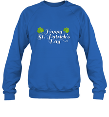 Shamrock Happy St patrick's Shirt for men and women (2) Crewneck Sweatshirt Crewneck Sweatshirt - skytshirtshop
